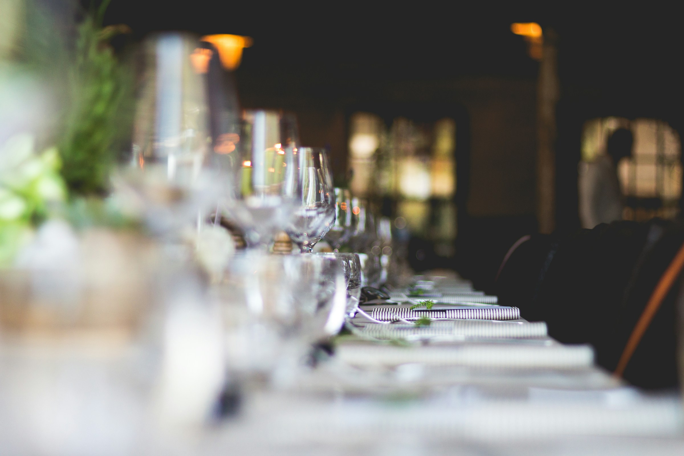 Mesa lista para servicio
